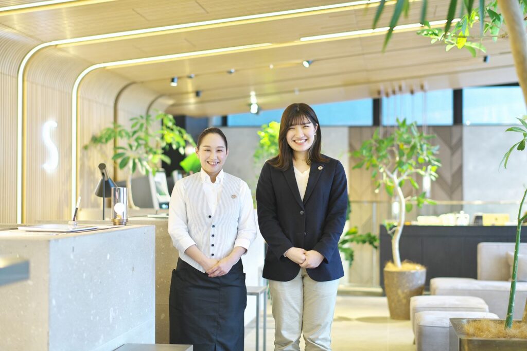 札幌定山渓の章月グランドホテルでCM用に撮影したカット