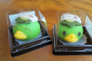 章月グランドホテルのオリジナル和菓子「湯らりかっぱ」