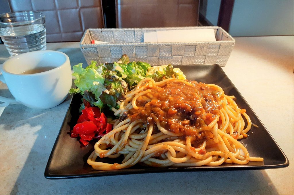 Ｊａｚｚ　ｓｐｏｔ　Ｌｅａｆのカレースパゲティ