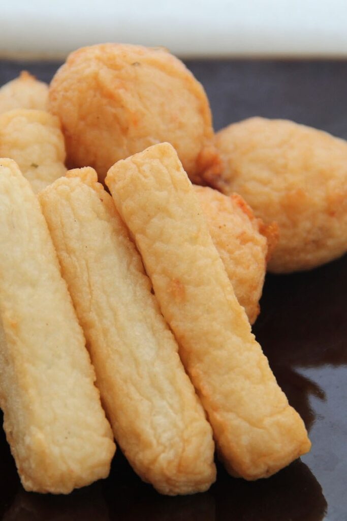 大八栗原蒲鉾店本店で販売されている蒲鉾