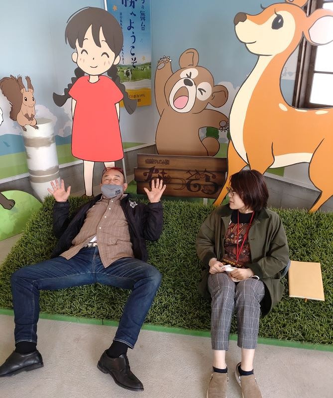 なつぞらエリア内にある撮影スポット