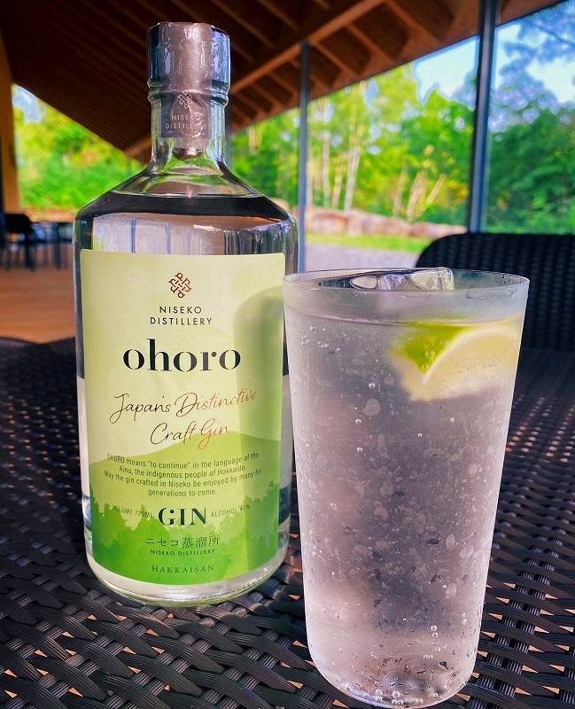 ニセコ蒸溜所の「Ｏｈｏｒｏ　ＧＩＮ」のボトル