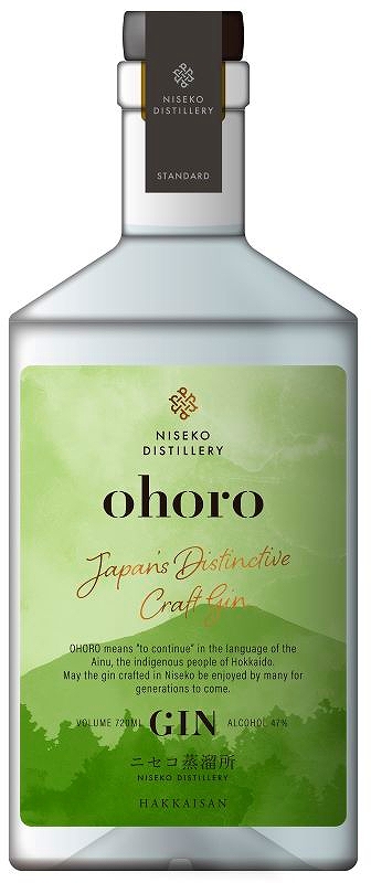 ｏｈｏｒｏジンのボトル