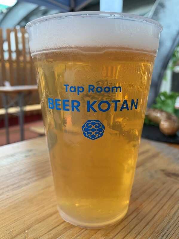 タップルームビアコタンが提供しているピルスナータイプの「upopo（ウポポ）」