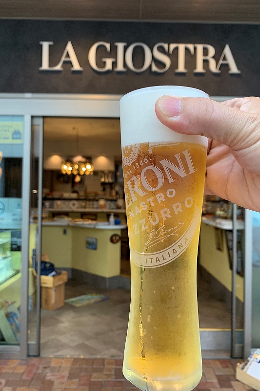 イタリアプレミアムビール・ペローニの樽生ナストロ・アズーロ