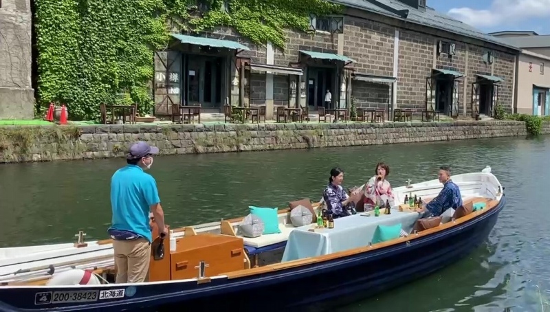 ＯＭＯ５小樽が企画した「小樽運河ビアクルージング」