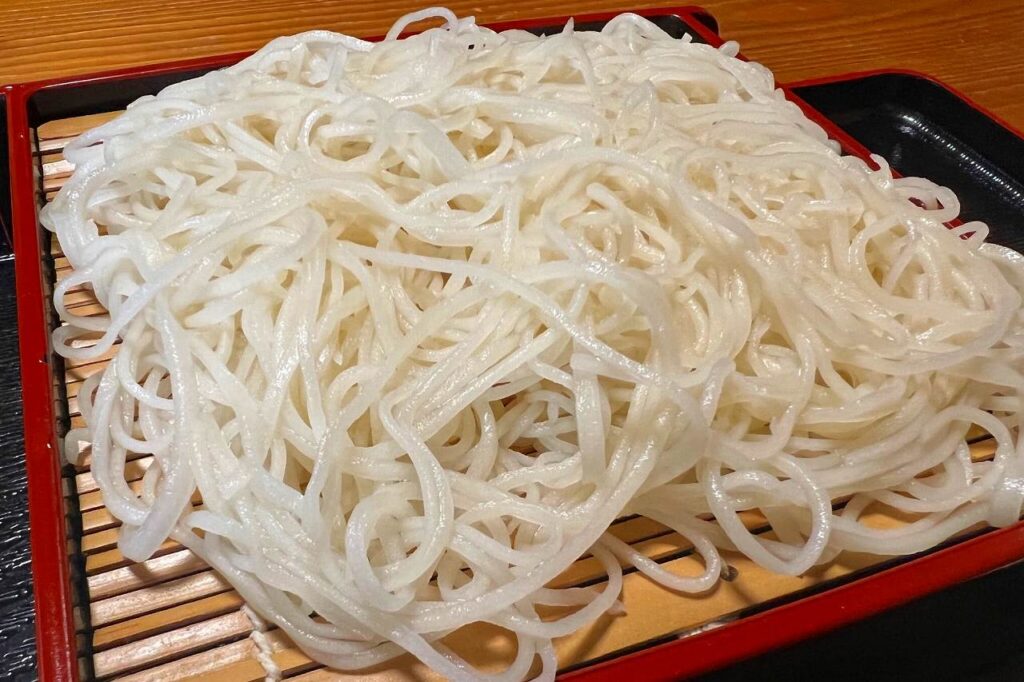 「手打ちそば　ささ藪」の「白雪」