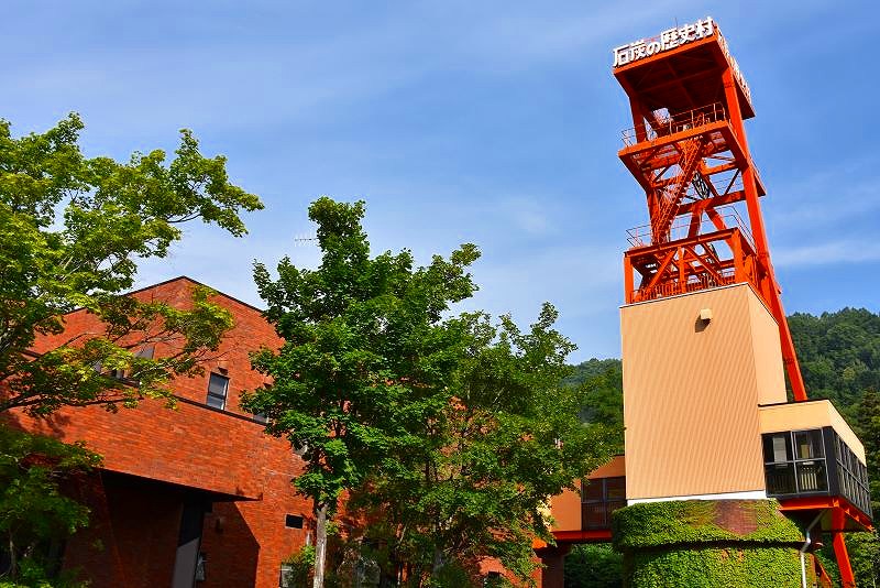 夕張市石炭博物館に残る構造物