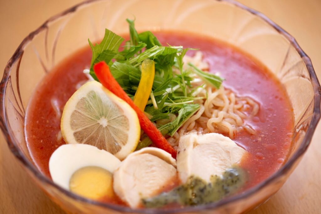 福の樹（ふくのき）の「冷やしトマトヌードル」　