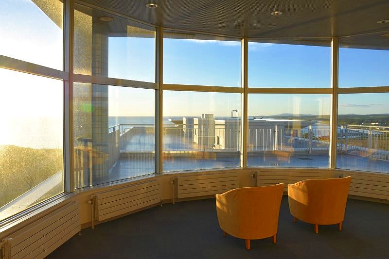 雄武町の「ホテル日の出岬」６階にある展望室