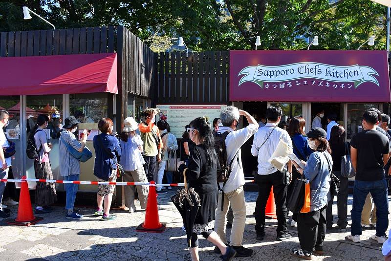 11丁目会場で大人気の「さっぽろシェフズキッチン」