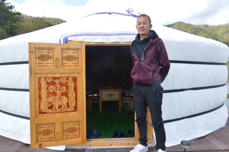 かなやま湖畔に宿泊用ゲル＊南富良野の「ＪＡＧ」＊通年営業　釣り客見込む＊「冬のアウトドアも盛り上げたい」