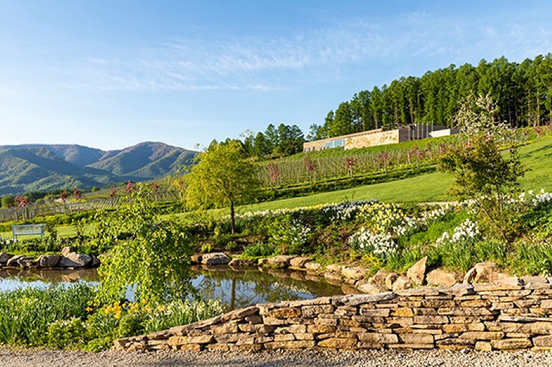 「NIKI Hills Winery(ニキヒルズワイナリー)」の外観