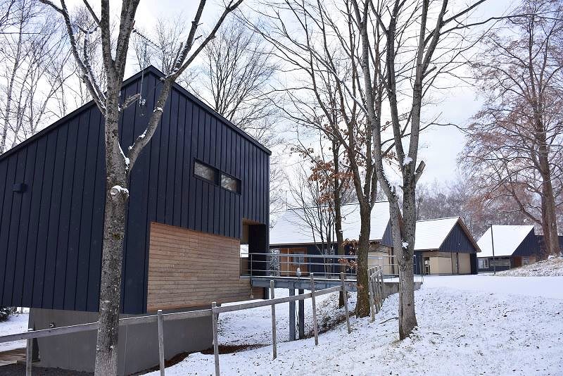 4棟設けられているヴィラ