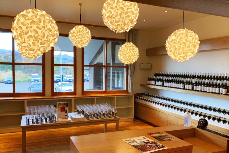 上ノ国ワイナリーのワイン直売所