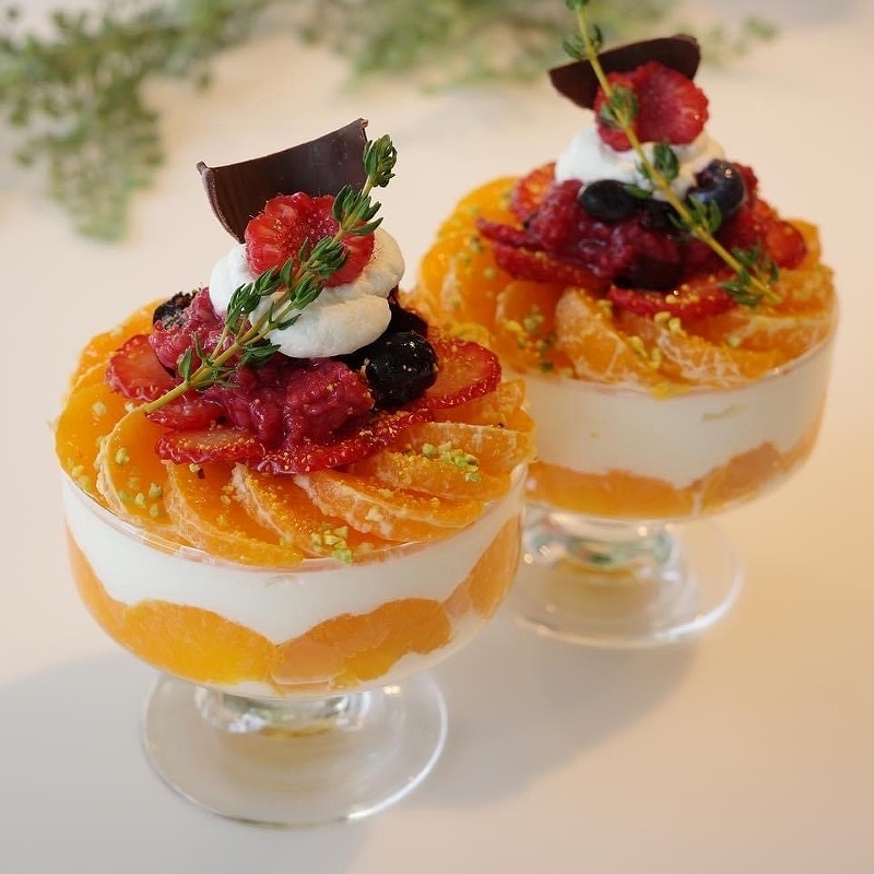 INITIAL Sapporo（イニシャル サッポロ）の通年メニューの「パルフェ・ソレイユ」