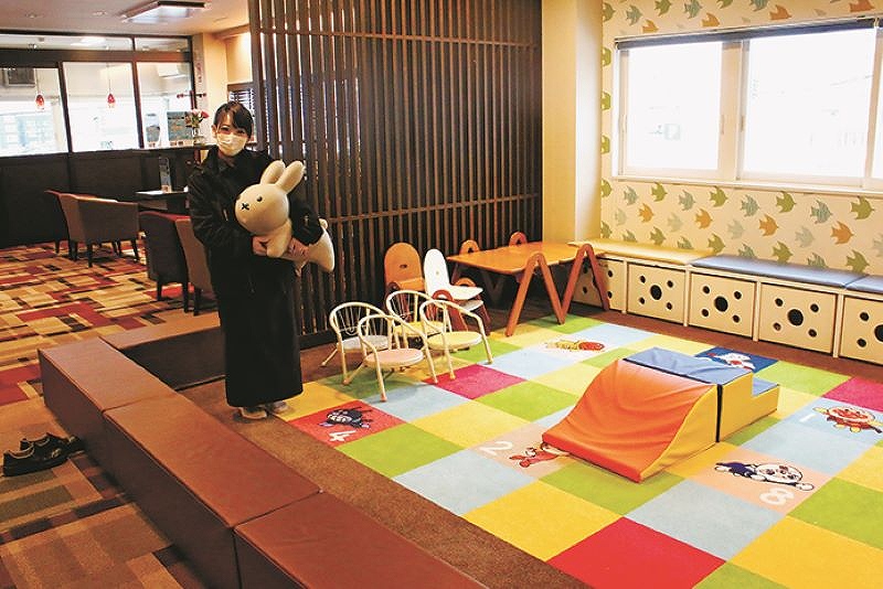 J.cafeの２階にあるキッズルーム