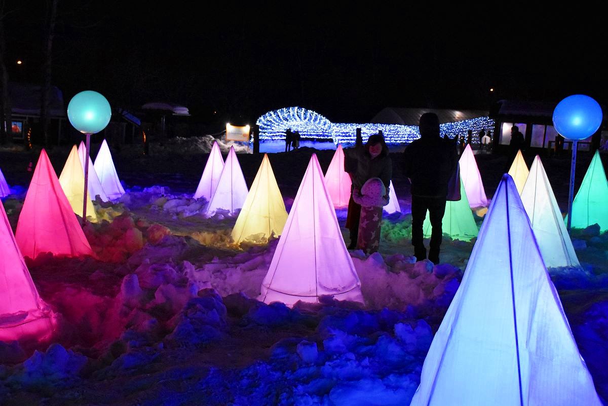 冬の十勝川温泉を満喫　モール温泉＆スパ　熱気球と光のショー〈山﨑編集長☆発〉