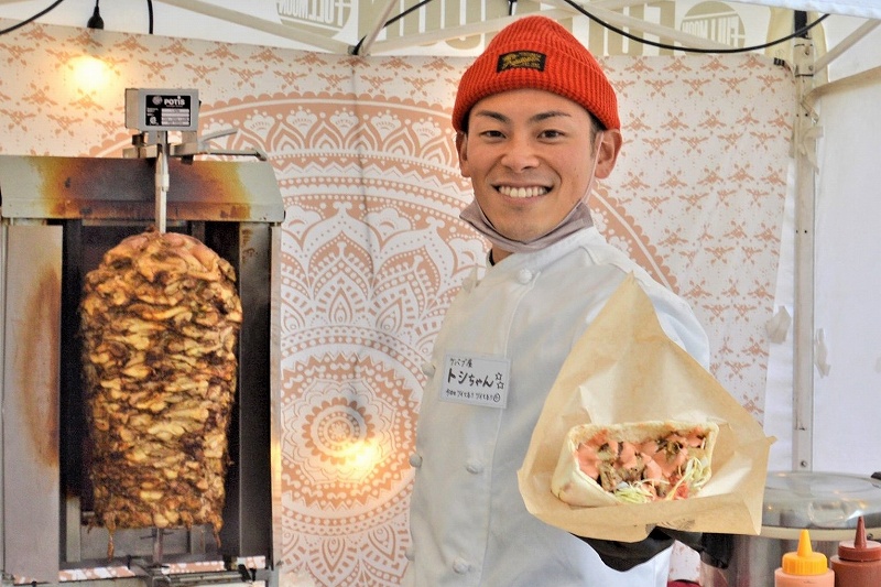 自慢の味引っ提げ本別移住＊十勝愛いっぱいのケバブ＊樽美さん＊道内各地で移動販売＊ファン笑顔「ボリューム満点」