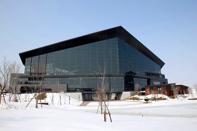 「エスコンフィールド北海道」の球場外観