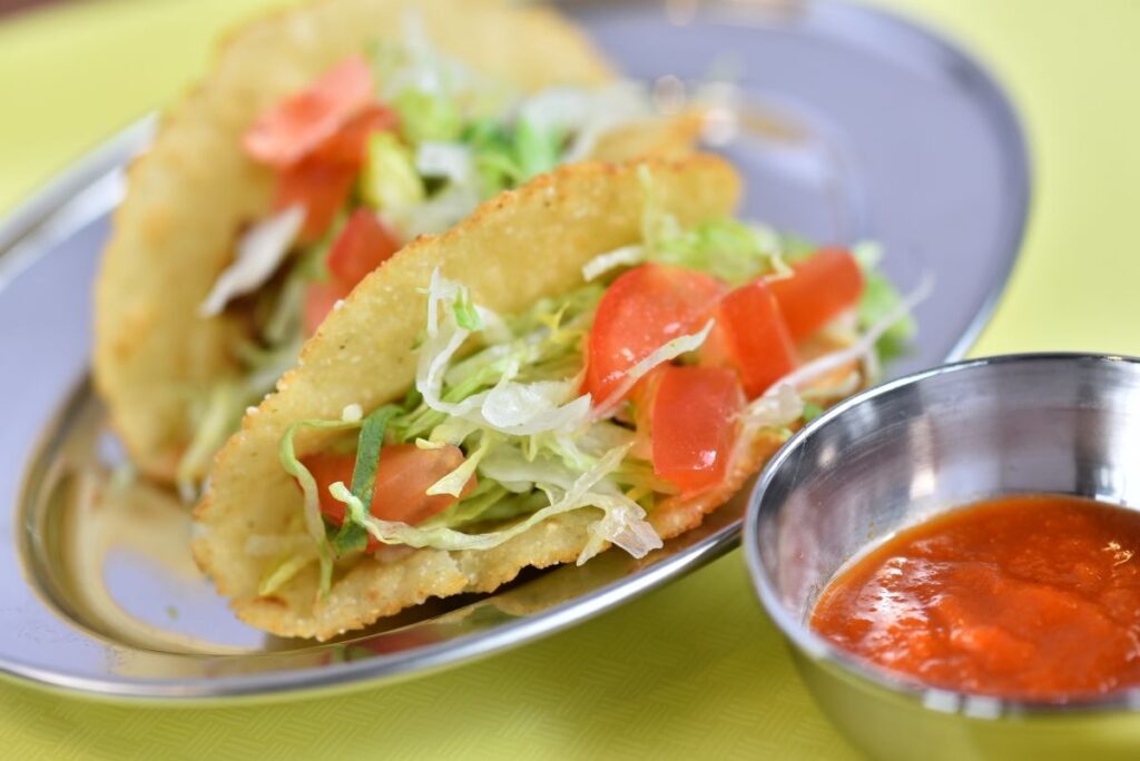 「ハッピータコライス」の「ハッピータコス」2ピース