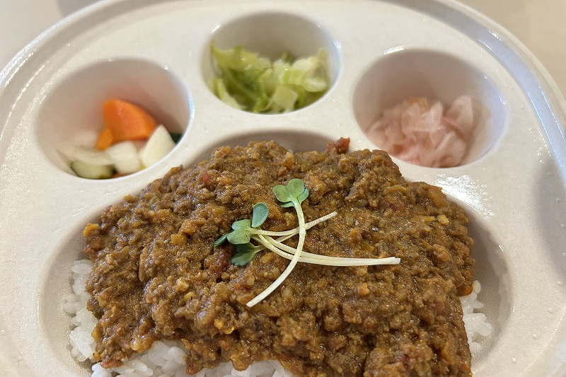 「ハッコウキッチン」のキーマカレー