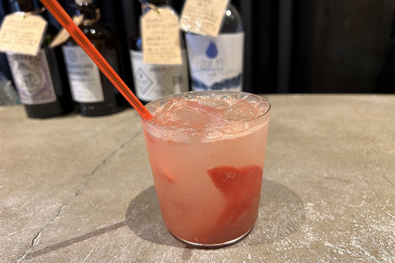 自家製シロップを使った「発酵ヤード」の「発酵トマト麹サワー」