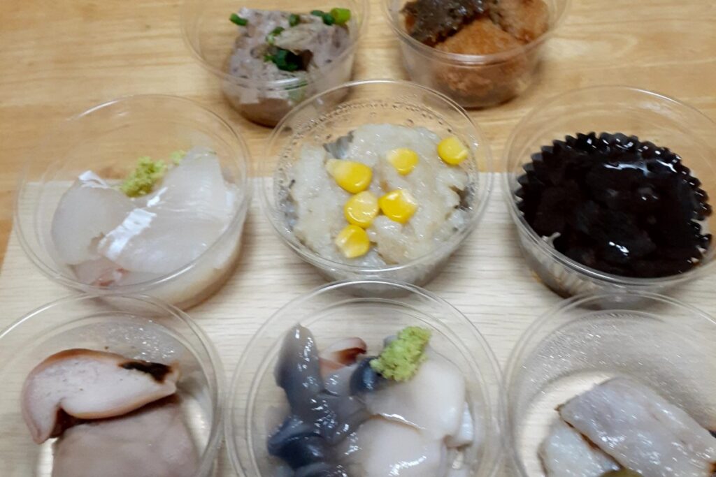 不定期で販売される「おつまみセット」