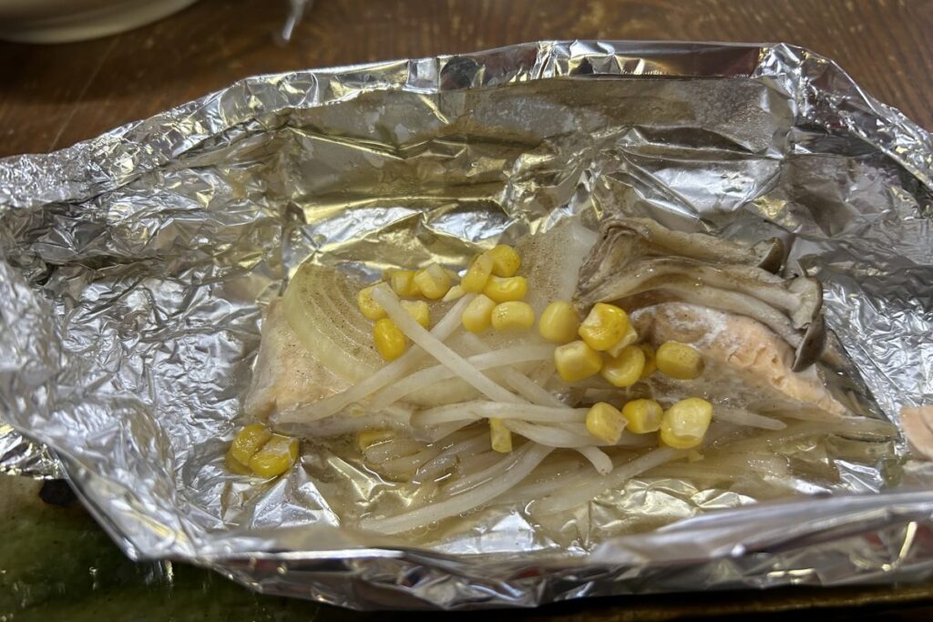 サクラマスのホイル焼き