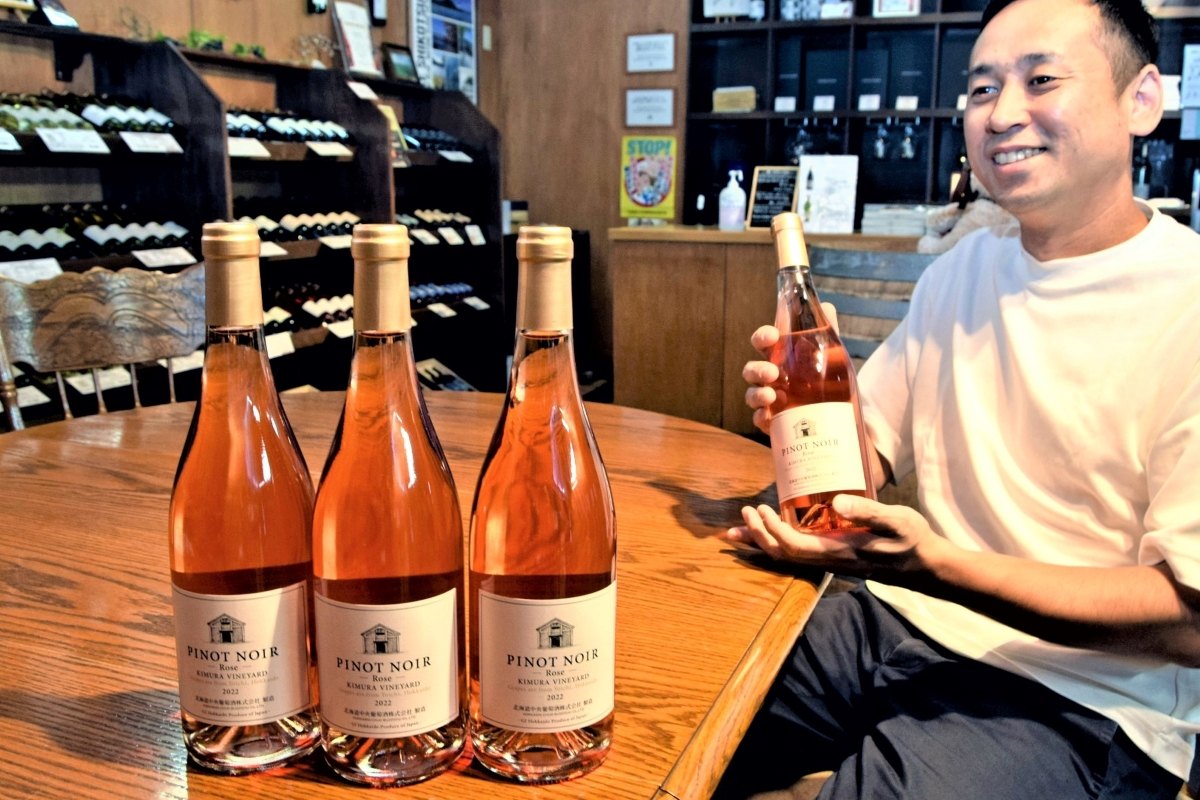 千歳ワイナリーのロゼ　銀賞＊全国コンクール　部門最高得点＊産地と北海道らしさにこだわり