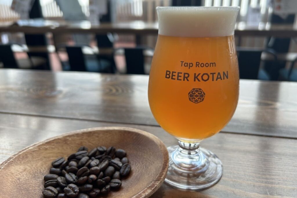 上富良野町の江花珈琲焙煎処のコーヒー豆を使った「エパナ」