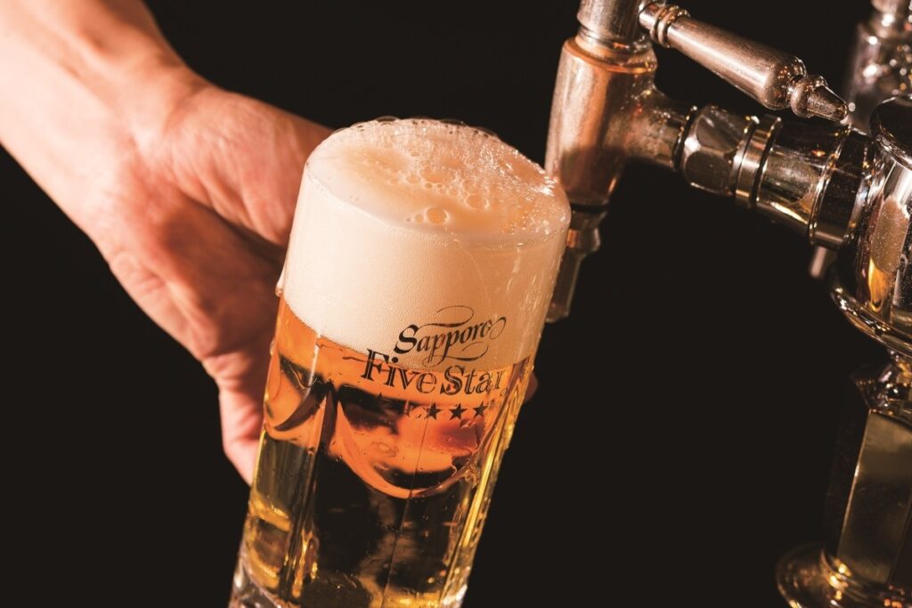サッポロビール園でしか飲めない「ファイブスター」の生