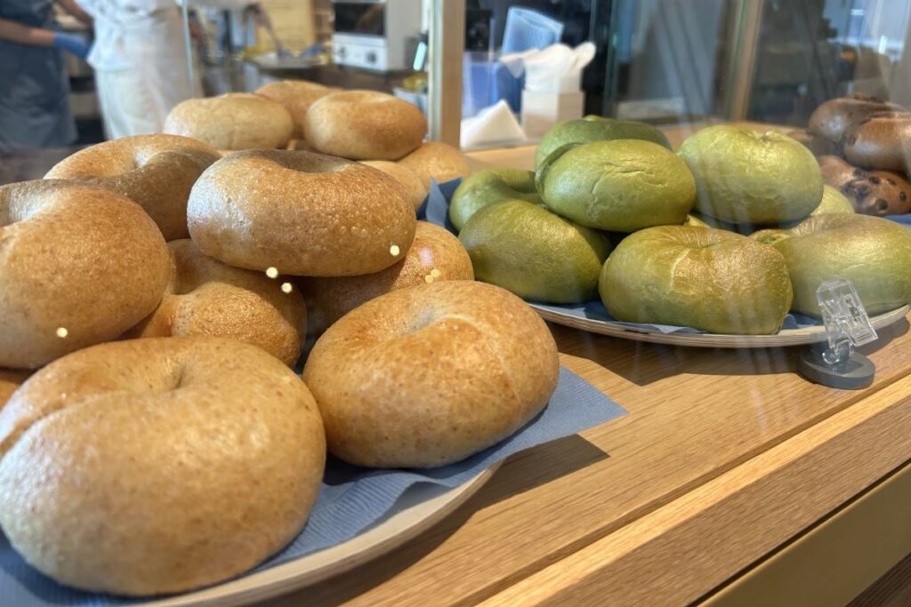 15種類ほどを用意している「ジェントルベーグル」のベーグル