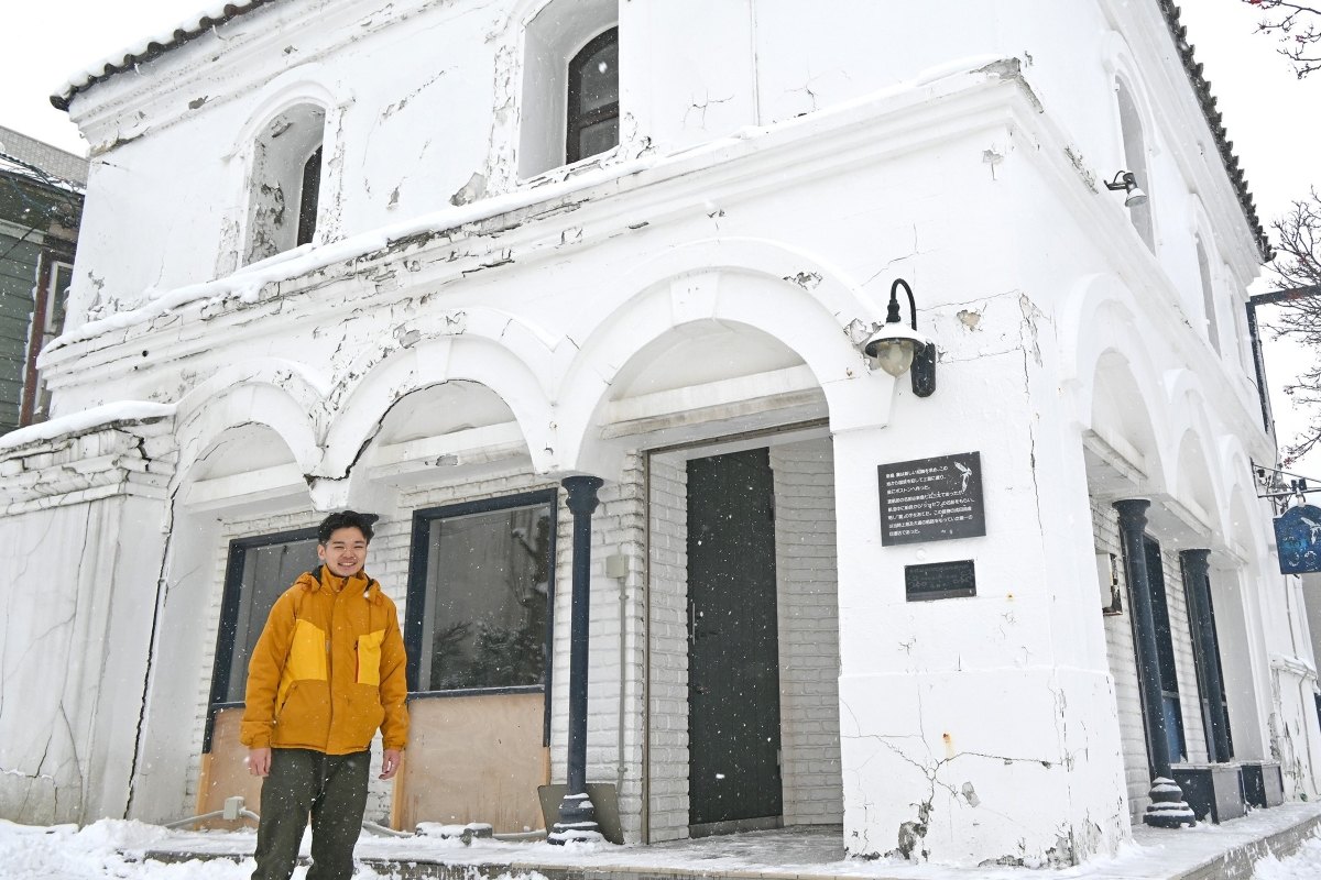 函館市の歴史的建築＊旧遠藤吉平商店　１棟貸し宿に＊広島の企業、来月１０日開業＊アーチ、れんが壁生かす
