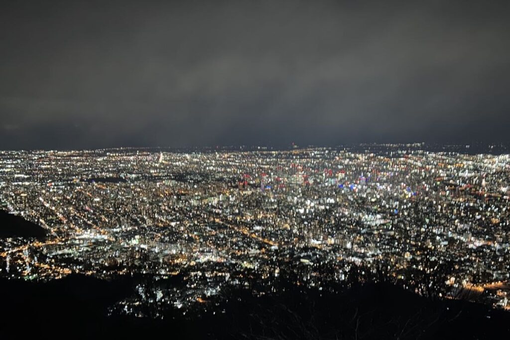 視界の端から端まで広がる、きらびやかな光