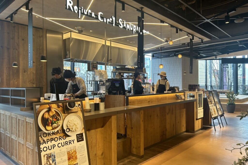 20店目の店となるスープカレーのロジウラカリィサムライの店舗