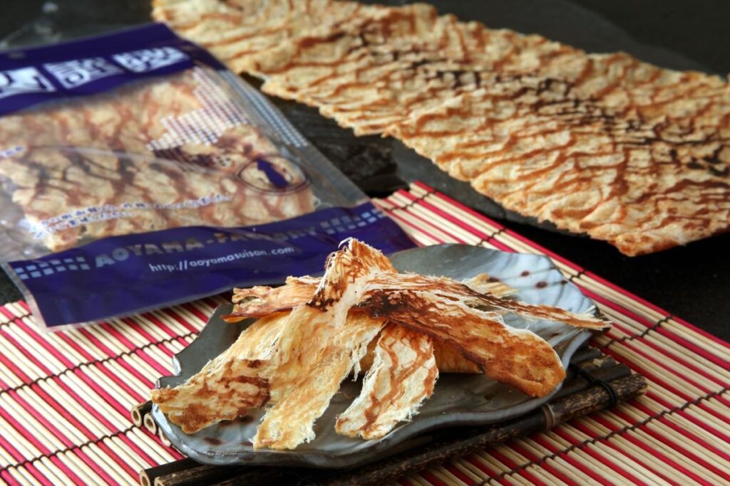 しっかりしたイカの味とソフトな歯ごたえが人気の「黄金のしいか」