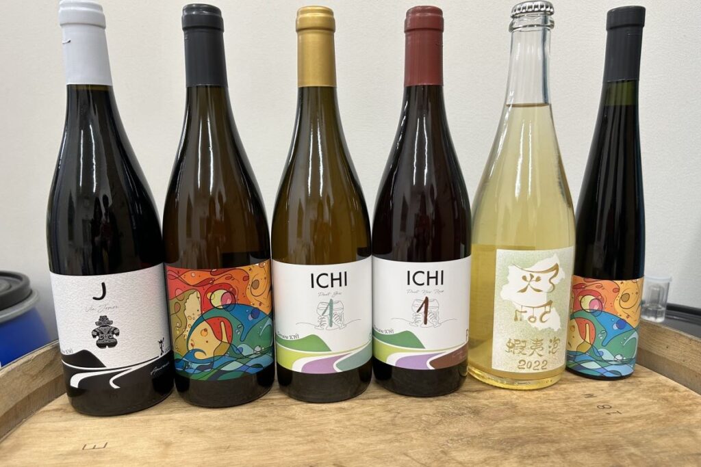 「ドメーヌ・イチ」のワイン(当日提供のワインとは異なる場合がある)