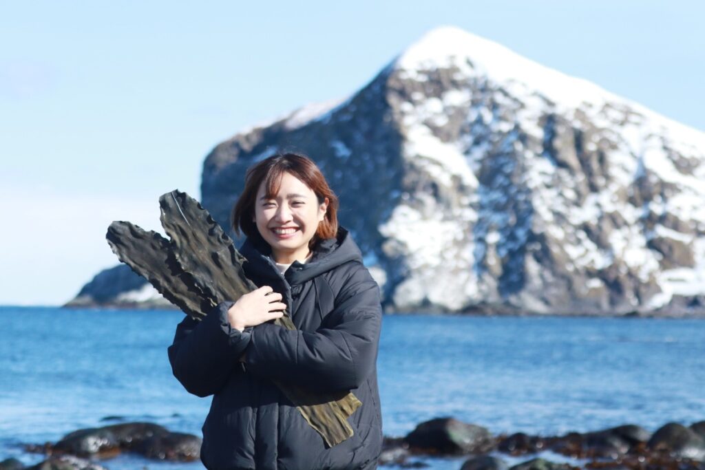 アルバイトで訪れたのを機に愛着がわいて利尻に移住した梅村さん