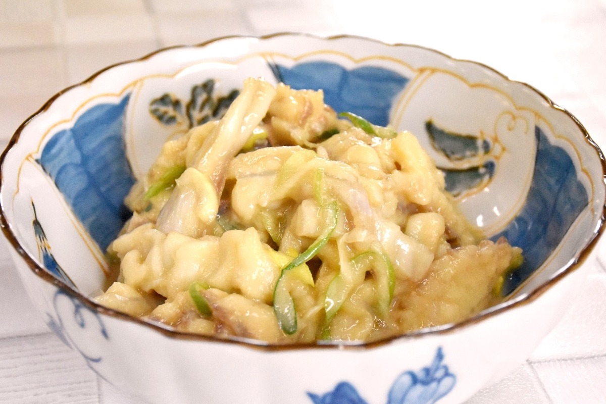 〈旬！を味わう〉カスベ 酢みそでさっぱり＊締まった身 ほどよい弾力