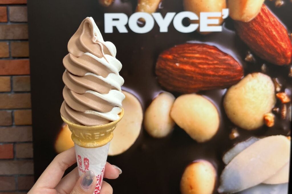 ソフトクリームで栄養補給