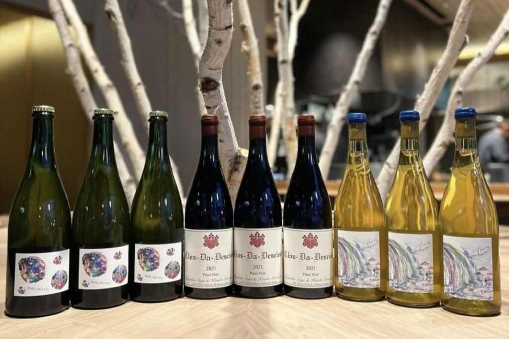 出品予定の道内3つのワイナリー・ヴィンヤードのワイン