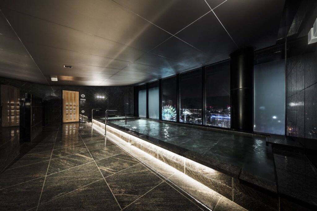 プレミアムクラス専用のスパ