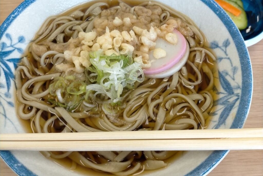 できあがった手打ちそば