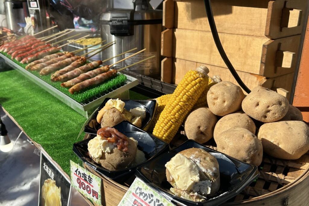観光客に人気のじゃがバター