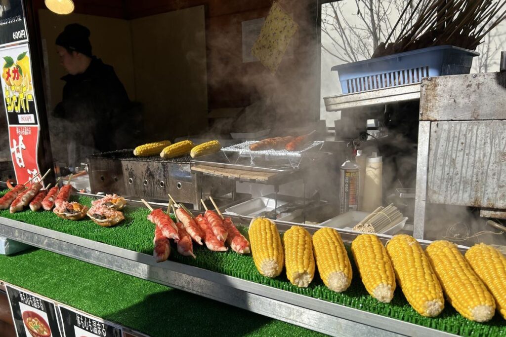 会場で販売されている「とうきび」です