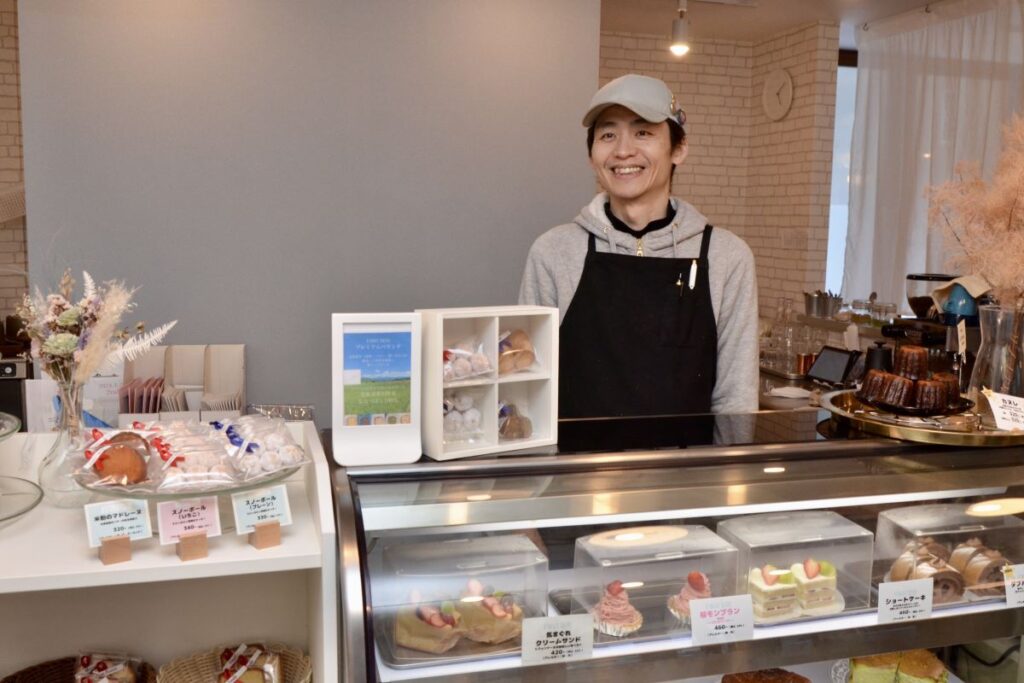 「すべてのメニューがグルテンフリー。安心して食べてほしい」と話す、FIRST BITEの高野さん