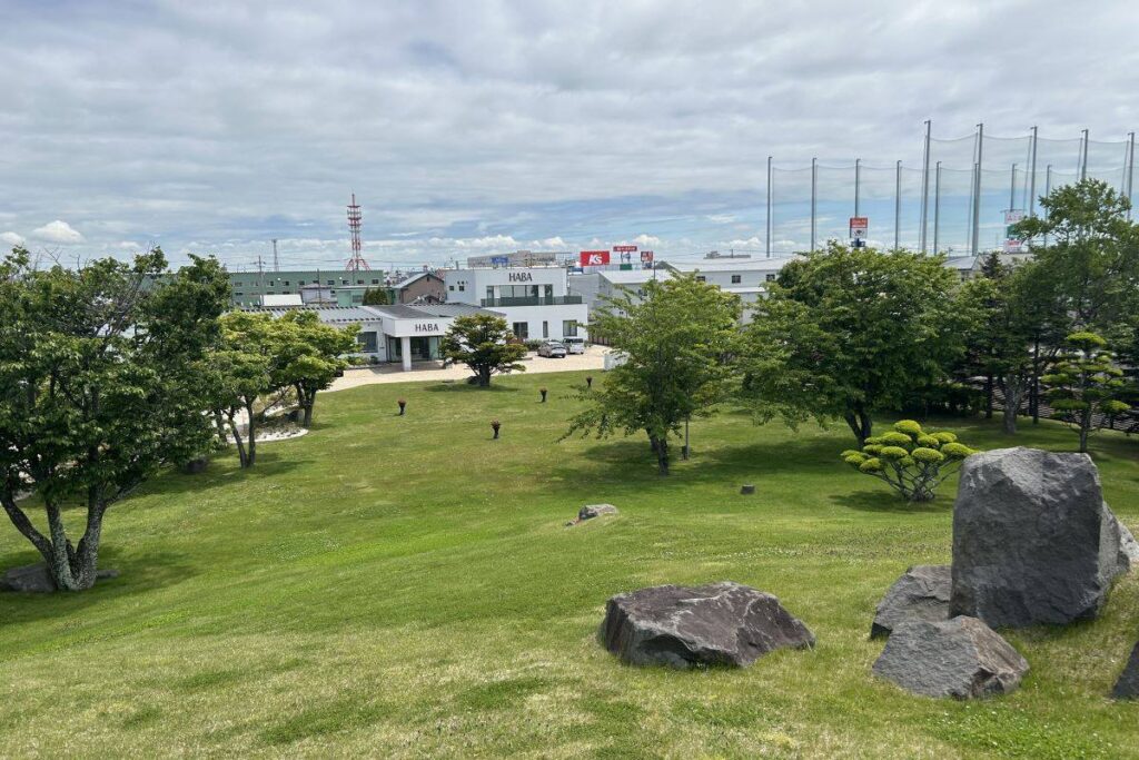 丘の上から望む苫小牧の街並み