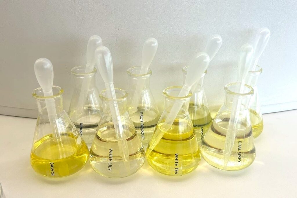 自分で選べる8種類の香料